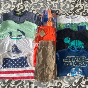 Boy’s 5/6 Crazy 8 Lot of 10 Items- 7 Tops & 3 Shorts.